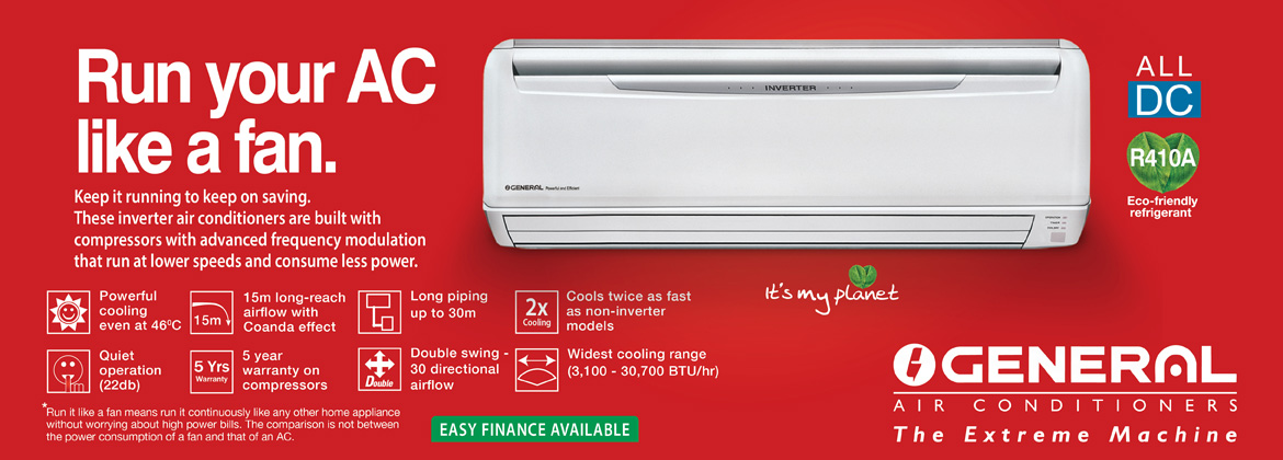 نمایندگی فروش کولر گازی اجنرال در نور و چمستان